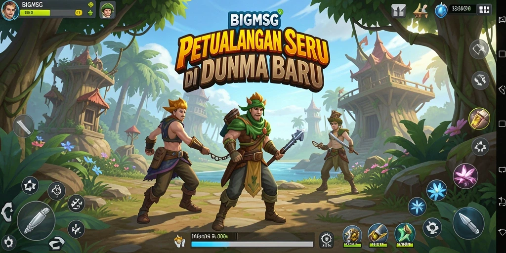 Gameplay petualangan menarik di BIGMSG dengan grafis yang menakjubkan.
