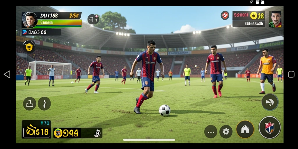 Screeenshot utama menampilkan gameplay seru dalam DUIT188.