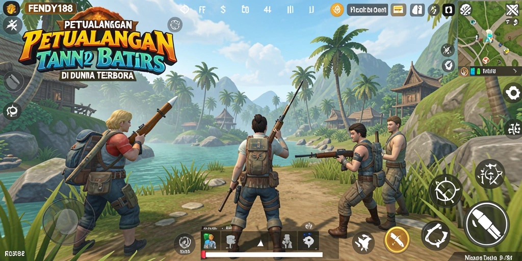Screenshot gameplay FENDY188 menampilkan petualangan seru di dunia terbuka.