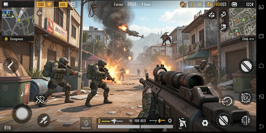 Tampilan gameplay intens dan realistis dalam ID66 yang membuat ketagihan.