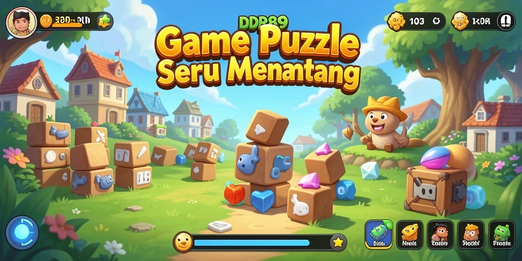 Tampilan utama gameplay IDR89 menampilkan tantangan puzzle yang menarik.