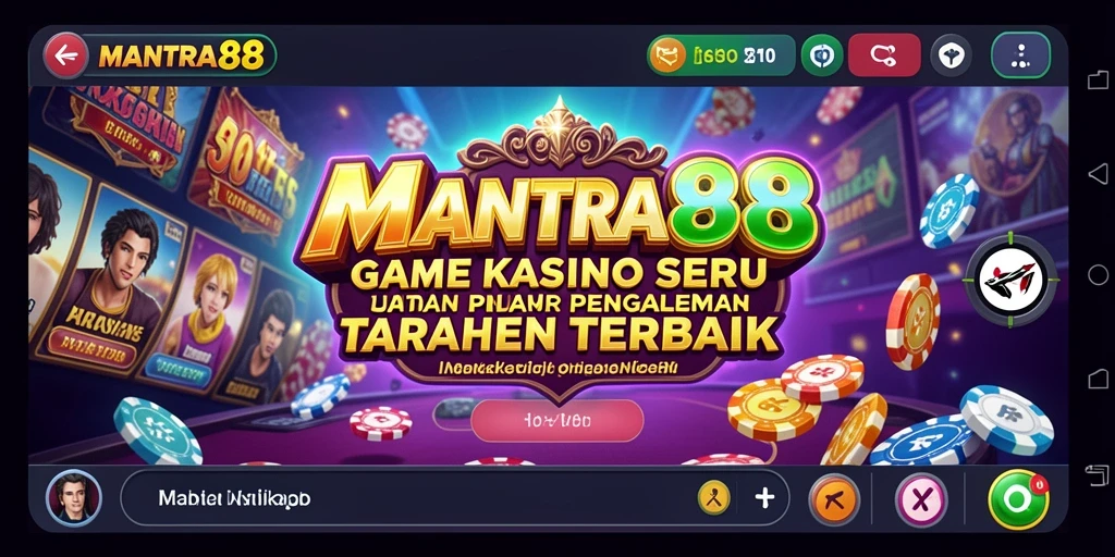 Tampilan gameplay seru di MANTRA88 dengan berbagai pilihan permainan Kasino.