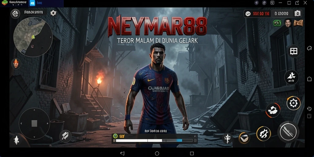 Tampilan gameplay yang mencekam dari NEYMAR88.