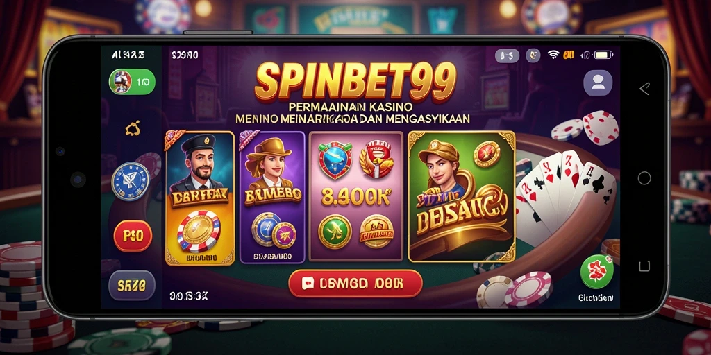 Tampilan gameplay menawan dari game Kasino SPINBET99.